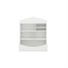 SKRAN Multi-Functional 7 Shelf Bookcase, Storage Display, Rack, Organizer for Living Room and Bed Room - White,14.37" D x 31.50" W x39.37" H - 4 of 4