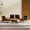 WestinTrends Avalon Outdoor 5-Piece Modular Sectional Patio Furniture Sofa Set - 2 of 4