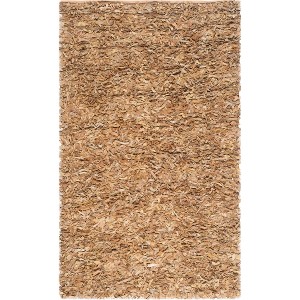 Leather Shag LSG511 Hand Woven Rugs - Safavieh - 1 of 2