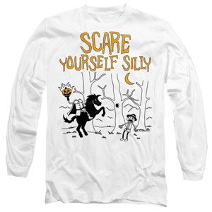 Men's Diary Of A Wimpy Kid Scare Yourself Silly Headless Horseman Long Sleeve T-Shirt - 1 of 4
