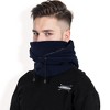 Anna-Kaci Men's Fleece Hooded Neck Warmer with Adjustable Drawstrings and Full Face Coverage for Cold Weather - 2 of 4