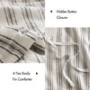 NicBex 3 PCS Sheet Set,Stripe Design Duvet Cover Set with 1 Duvet and 2 Shams,Bedding Sets for Women,Men,Kids,Teens,Machine Washable - 3 of 4