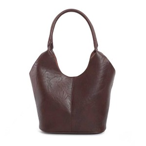 Adornia Dark Brown Shoulder Bag - 1 of 4