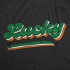 Womens Funny T Shirts Lucky Glitter Sarcastic St Patricks Day Graphic Novelty Tee For Ladies - Crazy Dog Women's T Shirt for Saint Patrick's Day S - 2 of 4
