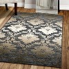 Vintage Medallion Scroll Non-Slip Washable Indoor Runner or Area Rug by Blue Nile Mills - image 2 of 4