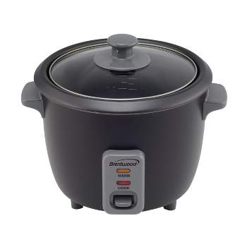 Brentwood Appliances 5 Cup Rice Cooker (Stainless Steel) TS10