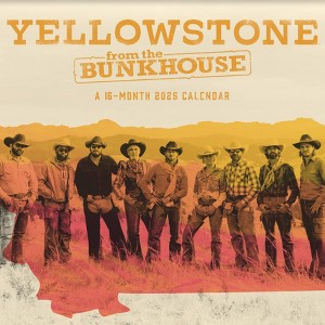 Trends International 2025 Yellowstone From The Bunkhouse Wall Calendar: Daily Planner, 12x12 Inches, Multicolored, All Ages - 1 of 4