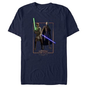 Men's Star Wars: Tales of the Jedi Count Dooku and Qui-Gon Jinn T-Shirt - 1 of 4