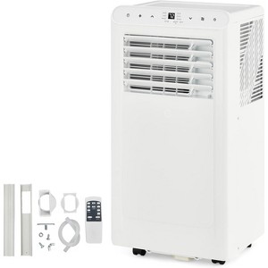 Acekool 8,000 BTU Portable Air Conditioner, 4-in-1 AC Dehumidifier Fan, for Rooms up to 350 Sq. Ft, Timer, Remote, Easy Move - 1 of 4
