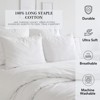 Pointehaven 400 Thread Count Deep Pocket Long Staple Cotton Sheet Set - 4 of 4