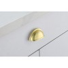 Elegant Lighting Atticus 3" Center to Center Brushed Gold Cup Bar Pull Multipack (set of 10) - 3 of 4