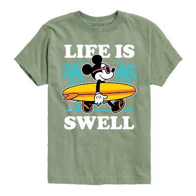 Boys' - Disney - Life Is Swell Short Sleeve Graphic T-Shirt