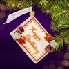 Ornaments To Remember 4.0 Inch Birthday Cake Everyday Tree Ornament , Postcard  Flowers (1PC) - 2 of 4