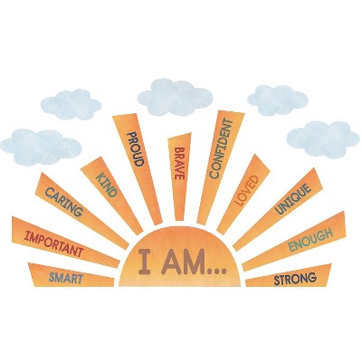Teacher Created Resources Moving Mountains Road Trip Sun Positive Affirmations Bulletin Board Set