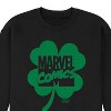 Men's - Marvel - Clover St. Patrick's Day Graphic Fleece Sweatshirt - 2 of 4