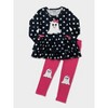 Polka Dot Boos Ruffle Tunic and Legging Set Mia Belle Girls - 4 of 4