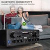 Pyle PTA24BT 2-Channel Bluetooth Home Audio Amplifier System - 250 Watt Max, FM Radio, USB/SD/AUX Playback - 4 of 4