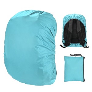 Unique Bargains Waterproof Backpack Rain Cover with A Carry Pouch for Hiking/Biking 1 Pc - 1 of 4