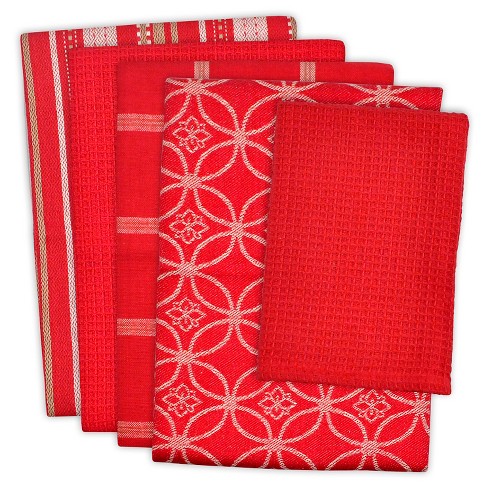 Modern Kitchen Towels or Dishcloths for Drying Dishes Set of 
