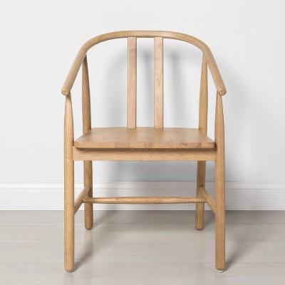 Sculpted Wood Dining Chair Natural 