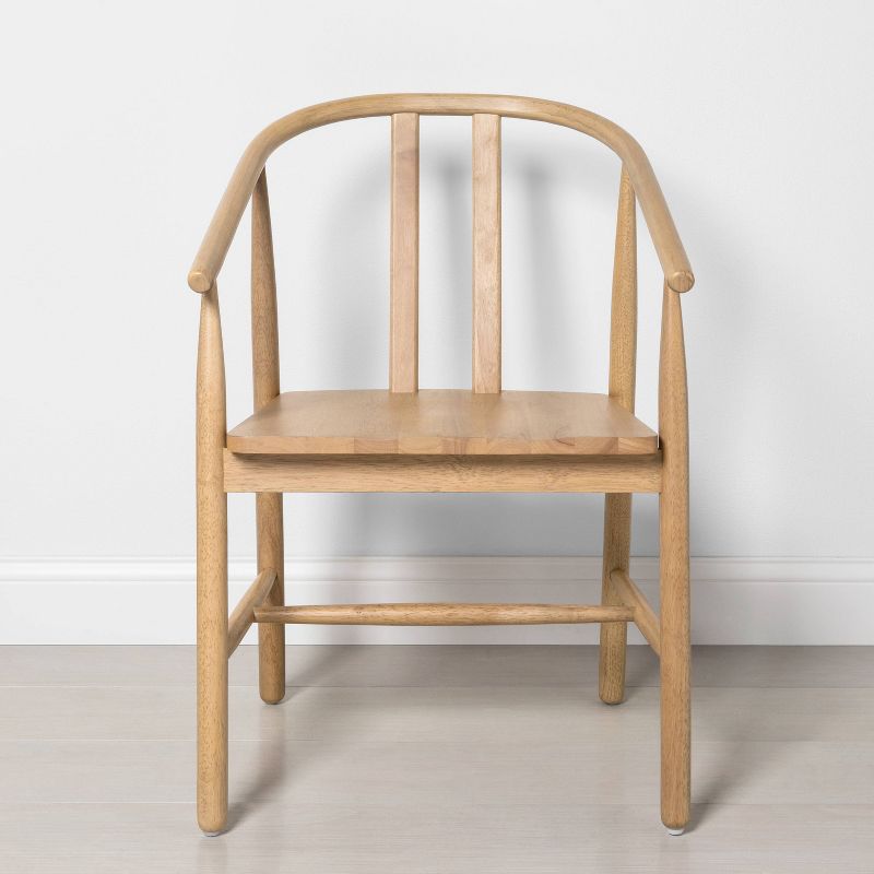 Sculpted Wood Dining Chair - Hearth & Hand™ with Magnolia, 4 of 15