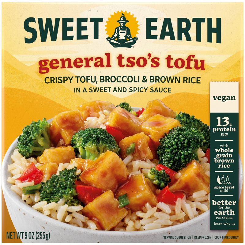 Sweet Earth Vegan Frozen Natural Foods General Tso&#39;s Tofu - 9oz, 1 of 15