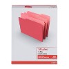 MyOfficeInnovations Colored File Folders 1/3-Cut Tab Letter Size Red 100/Box (224519) - 4 of 4