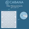 Cabana Air Filters 6 Pack Home HVAC Furnace Air Filters, Capture Unwanted Particles with Pleated Design, MERV 8, 20 x 23 x 1, White - 2 of 4