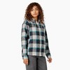 Dickies Women’s Flannel Hooded Shirt Jacket - 4 of 4
