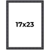 PosterPalooza | Linear Black Picture Frame - UV Acrylic, Foam Board Backing, Hanging Hardware - 2 of 4