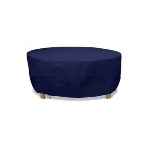 Eevelle Meridian Round Table-Ottoman Cover-76" x 30"
 - 1 of 4