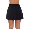 Trimshaper Women's Solid Swim Skort - 3 of 3