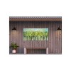 Cottage Garden West of The Wind Timberline Green, Blue, White 48 x 24 Inch Waterproof Gallery Wrapped Canvas, Outdoor Garden, Yard, Patio All Weather - 2 of 2