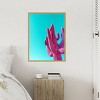 Amanti Art Magenta Pink Saguaro by Tom Windeknecht Canvas Wall Art Print Framed - 4 of 4