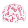CTM Premium Cotton Unlined Breast Cancer Pink Ribbon Do Rag - 2 of 4