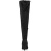 Allegra K Women's Stiletto Heels Back Bow Over the Knee Thigh High Sock Boots - 4 of 4