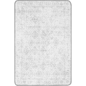 Abynow Distressed Rustic Geometric Texture Indoor Area Rug - 1 of 4