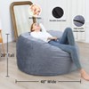Big Huge Giant Bean Bag Chair,Cozy Lazy Sofa,48 Inch Memory Foam Bean Bag Chairs - 4 of 4