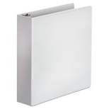 Office Impressions Economy Round Ring View Binder 3 Rings 2"" Capacity 11 x 8.5 White 82235