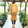 Anna-Kaci Women's Embroidered Floral Butterfly Crochet Drop Shoulder Cardigan - 3 of 4