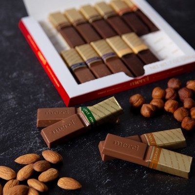 Merci Finest Assortment of European Chocolates, Candy Gift Box - 16ct/7oz