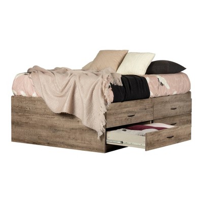 Step One Full Platform Bed with Drawers