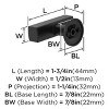 Amerock Everett Bar Knob for Cabinets or Furniture - 4 of 4