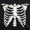 Womens Glowing Skeleton T Shirt Rib Cage Cool Halloween Glow In The Dark Tee - Crazy Dog Women's T Shirt - 2 of 4