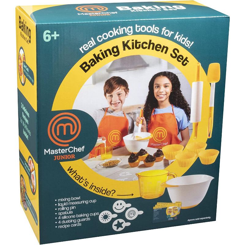 MasterChef Junior Baking Kitchen Set - 7 Pc. Kit Includes Real Cooking Tools for Kids and Recipes, 3 of 6