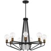 Designers Fountain Ravella 9 - Light Chandelier in  Black - 2 of 3