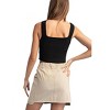 Women's STONE WASHED MINI CARGO SKIRT - ee:some - 2 of 3