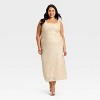 Women's Sequin Slip Maxi Dress - A New Day™ Cream - 3 of 3