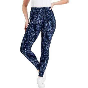 24seven Comfort Apparel Paisley Stretch Waist Plus Size Trouser Pants  Pockets-Multi-1X - ShopStyle