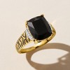 Ross-Simons Onyx and Black Enamel Animal-Print Ring With Diamonds in 18kt Gold Over Sterling Size 5 - 4 of 4